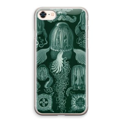 Haeckel Cubomedusae: iPhone 8 Transparant Hoesje