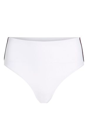 Karl Lagerfeld bas de bikini à logo imprimé - Blanc