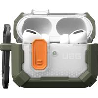 Urban Armor Gear Plasma Beschermhoes voor oplaadcase Geschikt voor (koptelefoon): In Ear koptelefoon Olijf, Transparant, Oranje