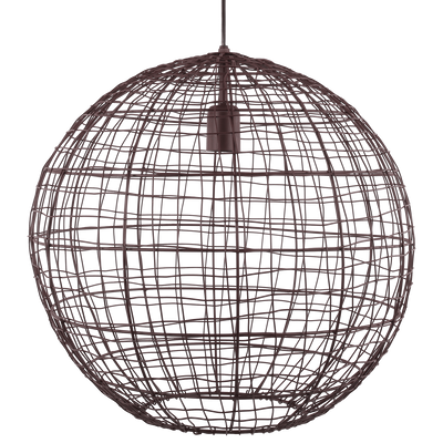 Hanglamp Avanti 46 cm 1 Lichts Donker Bruin Scandinavisch Hanglamp Avanti 46 cm 1 Lichts Donker Bruin Scandinavisch