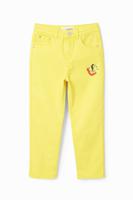 Arty straight jeans - YELLOW - 7/8