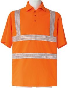 Korntex KX073 Hi-Viz Broken Reflective Polo Shirt EN ISO 20471