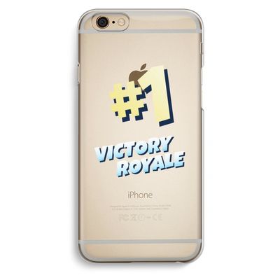 Victory Royale: iPhone 6 / 6S Transparant Hoesje