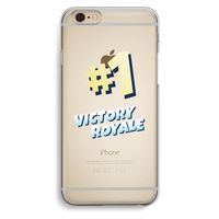 Victory Royale: iPhone 6 / 6S Transparant Hoesje