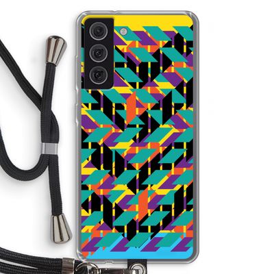 Skew Bee 1: Samsung Galaxy S21 FE Transparant Hoesje met koord