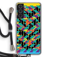 Skew Bee 1: Samsung Galaxy S21 FE Transparant Hoesje met koord