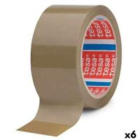 Plakband TESA Verpakking Bruin 50 mm x 66 m (6 Stuks)