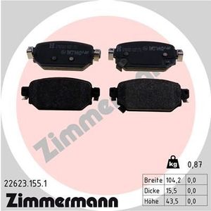Remblokkenset, schijfrem 226231551