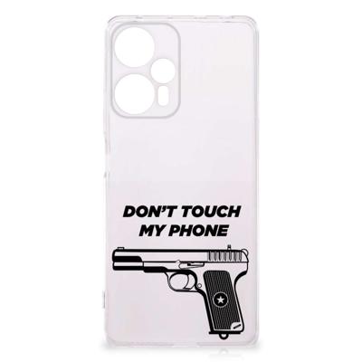 Xiaomi Poco F5 Silicone-hoesje Pistol DTMP Xiaomi Poco F5 Silicone-hoesje Pistol DTMP