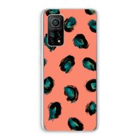 Pink Cheetah: Xiaomi Mi 10T 5G Transparant Hoesje