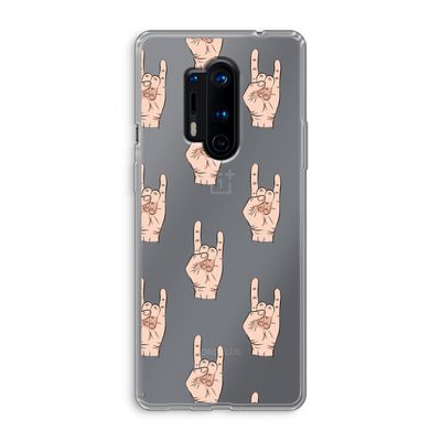 Rock: OnePlus 8 Pro Transparant Hoesje