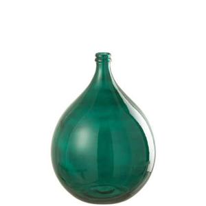 J-Line vaas Lissabon - glas - groen - 56 cm hoog