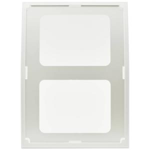 Deflecto 2305WEU Follderhouder (tafelmodel) Voor papierformaat: DIN A5 staand Wit, Transparant 1 stuk(s)