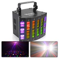 Retourdeal - BeamZ Magic1 - LED Derby, blacklight en stroboscoop in - thumbnail