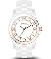 Horlogeband Marc by Marc Jacobs MBM8665 Kunststof/Plastic Wit 20mm