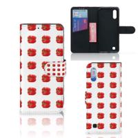 Samsung Galaxy M10 | Book Cover | Paprika Red