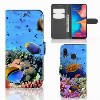 Samsung Galaxy A30 Telefoonhoesje met Pasjes Vissen