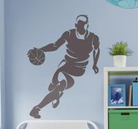 Muursticker Professionele basketbalspeler