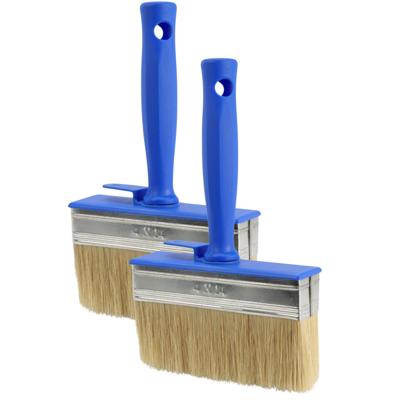 Blokkwast van 14 x 4 cm - 3x - schilderen - verfspullen - dikke kwasten - kunststof