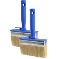 Blokkwast van 14 x 4 cm - 3x - schilderen - verfspullen - dikke kwasten - kunststof