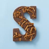 Chocoladeletter stroopwafel (225 gram)