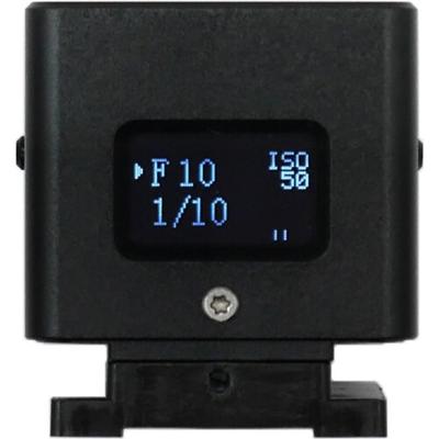 Keks KM-Q digitale lichtmeter OLED display achterkant, zwart