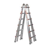 Waku Telescoopladder vouwladder 4x6 treden - 1413800103 Waku Telescoopladder vouwladder 4x6 treden - 1413800103