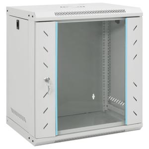 VidaXL Netwerkkast wandgemonteerd 12u 19" ip20 53x40x60 cm