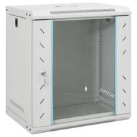 VidaXL Netwerkkast wandgemonteerd 12u 19" ip20 53x40x60 cm