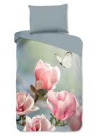 Good Morning Dekbedovertrek "bloemen" - Multi - (140x200 cm) - Katoen