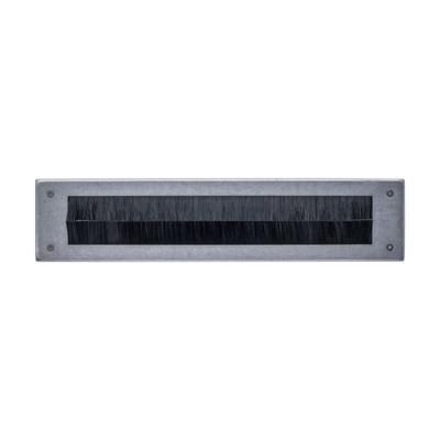 Intersteel Tochtwering rechthoek 340x76mm - PVD RVS getrommeld