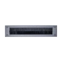 Intersteel Tochtwering rechthoek 340x76mm - PVD RVS getrommeld