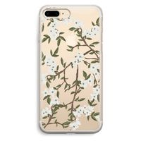 Blossoming spring: iPhone 7 Plus Transparant Hoesje