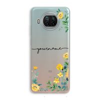 Gele bloemen: Xiaomi Mi 10T Lite 5G Transparant Hoesje