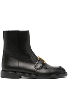 Chloé Marcie leather ankle boots - Noir