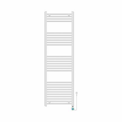 Viidako - Elektrische Handdoekradiator - Met thermostaat - 1600x500 mm - Mat wit - 700 Watt