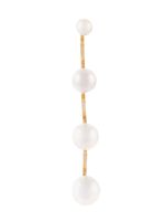 Delfina Delettrez boucle d'oreille "Multipearl" en or 18ct et perles - Blanc