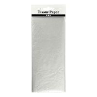 Creativ Company Tissuepapier Zilver 6 Vellen 14 gr, 50x70cm - thumbnail