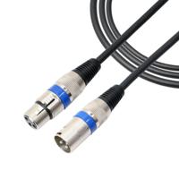 3m 3-pins XLR Male naar XLR Female MIC afgeschermd snoer microfoon Audio