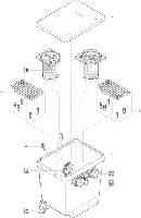 OASE Onderdelen ProfiClear Premium individuele module Res. cilinderhouder ProfiCler Premium