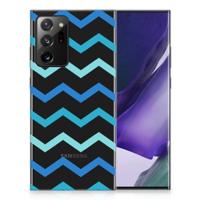 Samsung Galaxy Note20 Ultra | TPU bumper | Zigzag Blauw