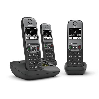 Gigaset A705A Trio Huistelefoon Zwart