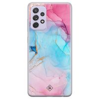 Samsung Galaxy A72 siliconen hoesje - Marble colorbomb