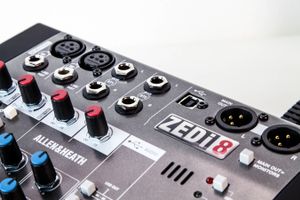 Allen & Heath ZEDi-8 analoge mixer met 2x2 USB