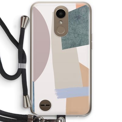 Lindo: LG K10 (2017) Transparant Hoesje met koord