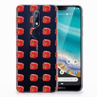 Nokia 7.1 | Siliconen Case | Paprika Red