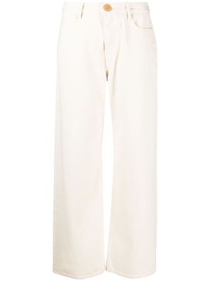 Low Classic jean ample à taille haute - Blanc