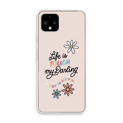 Tough Life: Pixel 4 Transparant Hoesje