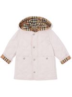 Burberry Kids doudoune à capuche - Rose - thumbnail