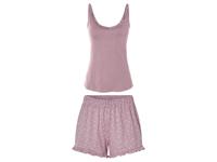 esmara Korte dames pyjama (Lichtroze, XS (32/34))